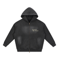 In God We Trust Two-way Zipper Hoodie